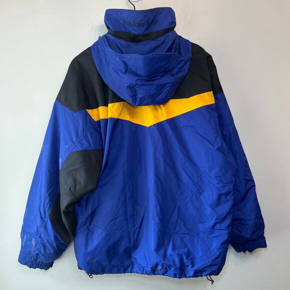 Columbia Vintage Men's Boulder Ridge Double Layer Jacket Coat Blue Size Large - Picture 11 of 14